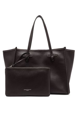 Marcella shopping bag dark brown leather GIANNI CHIARINI | BS9330BBLTU2107